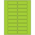 Bsc Preferred 3 x 1'' Fluorescent Green Rectangle Laser Labels, 2000PK S-17047R